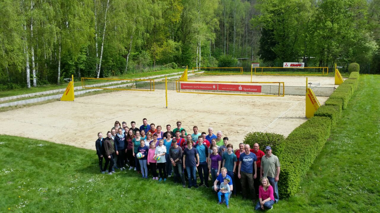 Beachvolleyballfeld in Pößneck