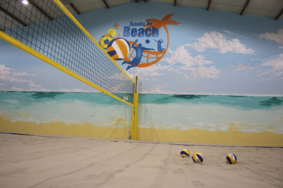 Beachvolleyballfeld in Gau-Algesheim