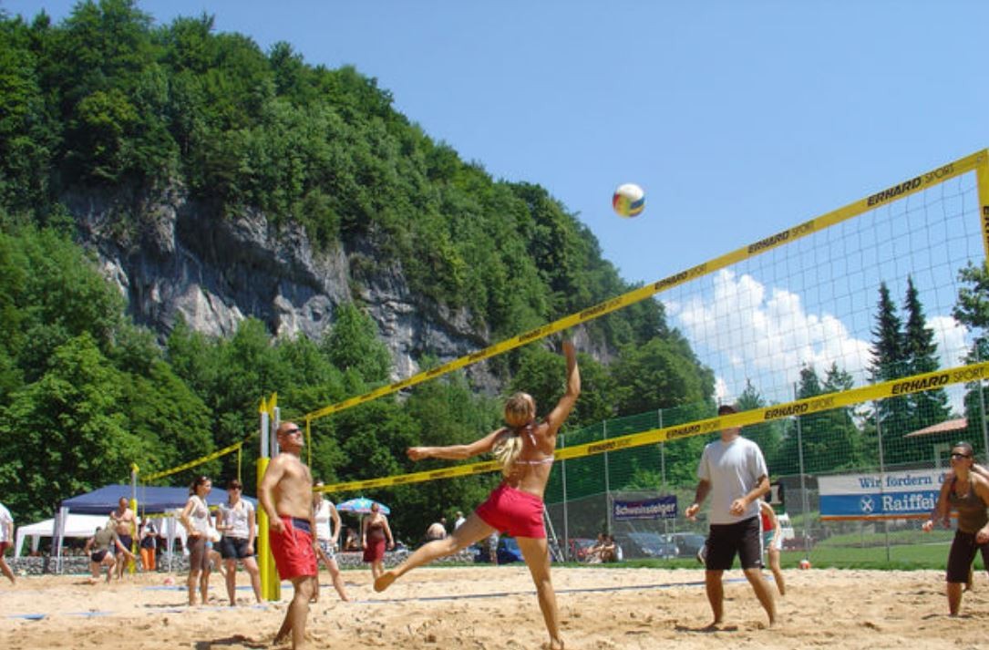 Beachvolleyballfeld in Oberaudorf